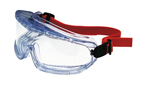 Honeywell Safety Goggles Eyewear Glasses V-Maxx Indirect Ventilation, Pc Fog ban Lens, Elastic Headband