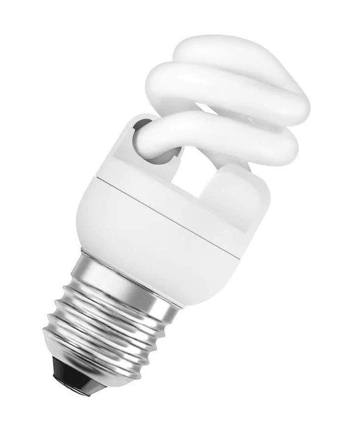 Osram Duluxstar Mini Twist E27 Spiral Shape Bulb Compact Fluorescent 15W Cfl Bulb Warm White 2700K/ Day Light 6500k