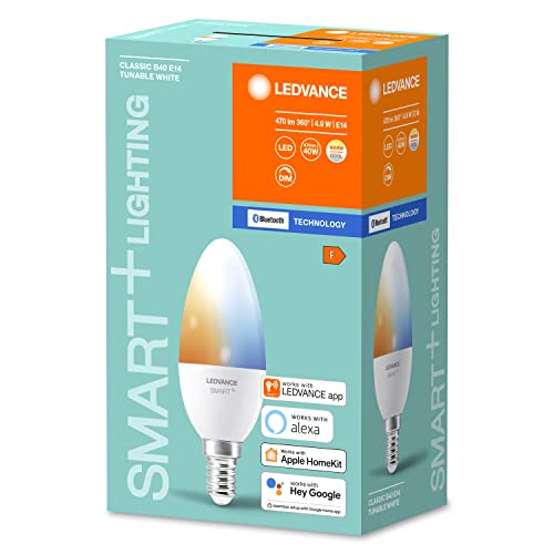 Ledvance LED Lamp | E14 | With Bluetooth / Wi-Fi Technology Smart+ Candle Tunable White