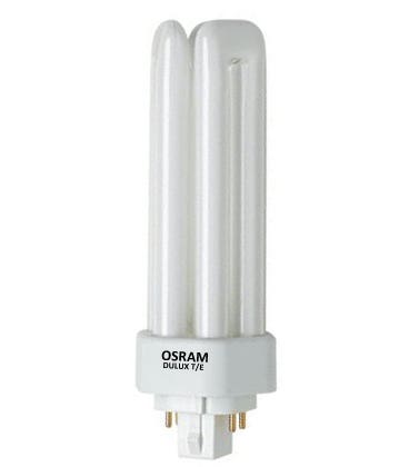 Osram 13 Watt Compact Fluorescent Light Dulux T/E Plus Lamp GX24q-3 Base 4-Pin Dimmable (Single Piece / Pack of 5)