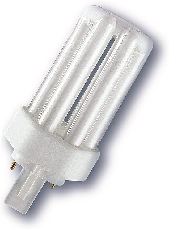 Osram Dulux T Compact fluorescent lamp 13W 830 Plus G24d, 3000k Warm White (Single Piece / Pack of 5)