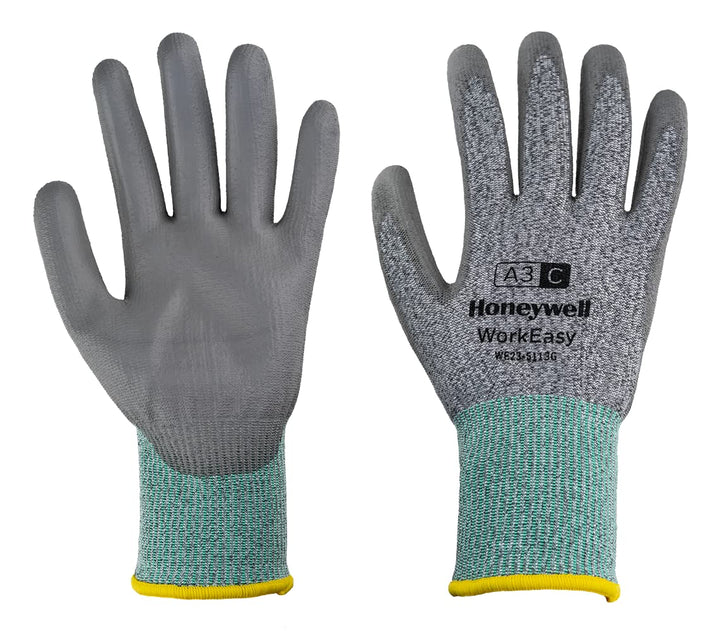 Honeywell Grey Work Easy Protective Gloves, Mechanical and Cut Resistance ( Size - Medium/ Large/ Extra Large)