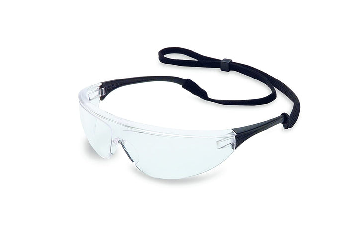Honeywell Millennia Sport Black, Clear Fog ban Lens, Anti-Fog, Anti-Scratch Eyewear