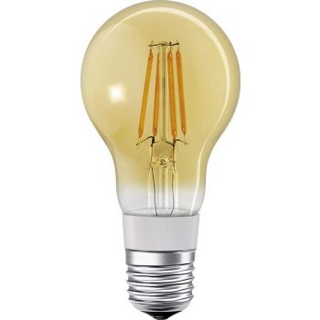 Ledvance LED Lamp, Base: E27, Warm White, 2500 K, 5.50W, Replacement for 45W Incandescent Bulb, Smart+ Filament Classic Dimmable (Energy Class A+) - Gold | LVSMART7WCLAGDDIMM